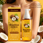 Coconut Firming Oil Skin Tightening Moisturizer for Body Hydration and Elasticity Recovery