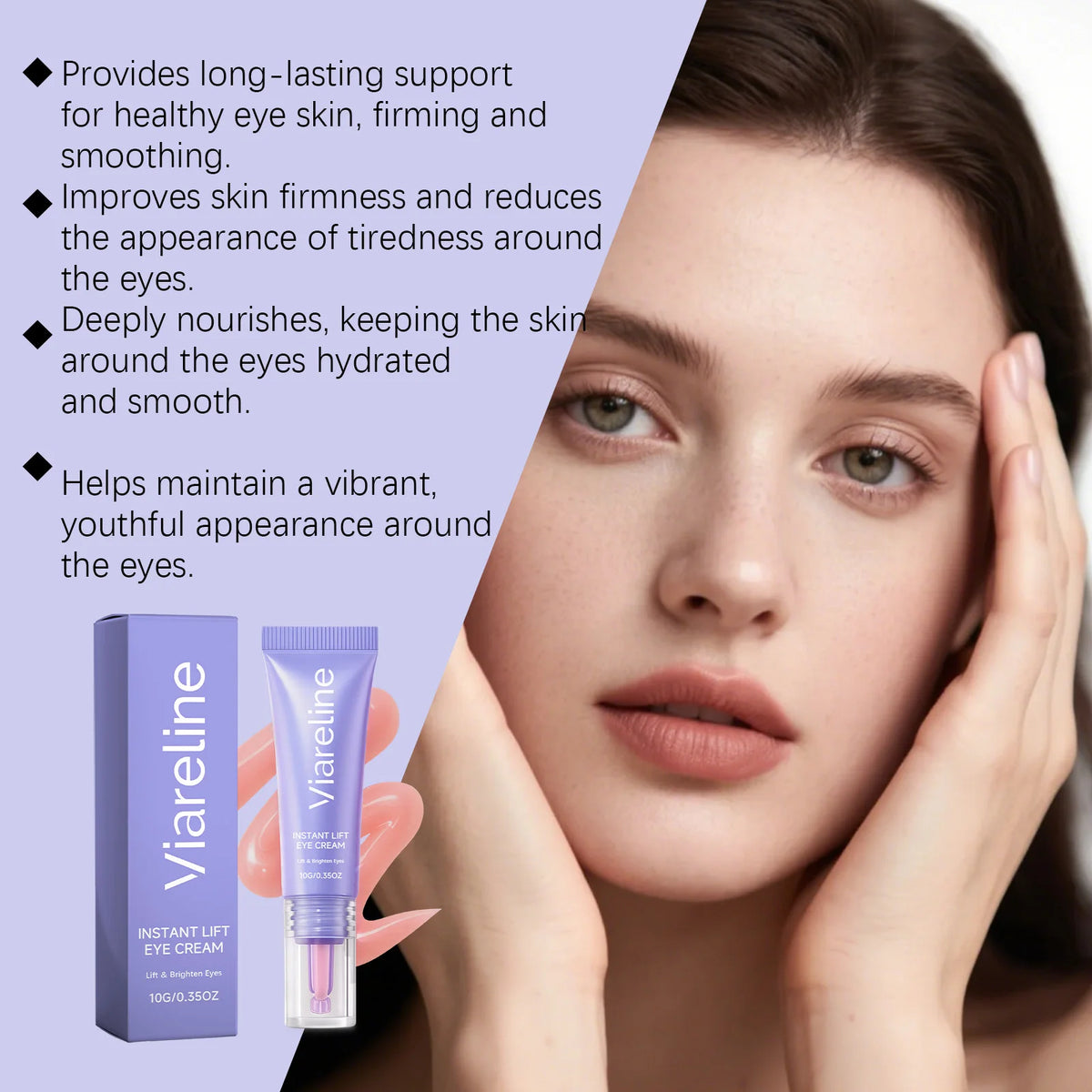 Collagen Eye Cream Firming Dark Circle Treatment for Smooth Hydrated Youthful Looking Skin