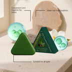 Triangle Hair Growth Soap Natural Herbal Shampoo Bar for Strengthening Thinning Hair and Oil Control