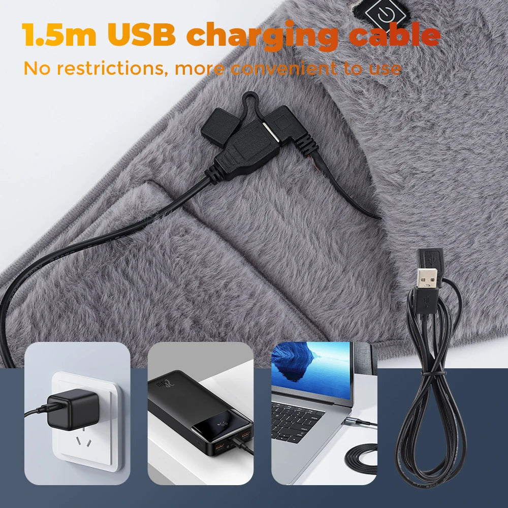 Electric Heating Waist Belt Hand Warmer Graphene Heat Therapy for Relief and Comfort