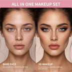 All in One Makeup Kit Cosmetic Set Complete Beauty Tools for Beginners Gifting