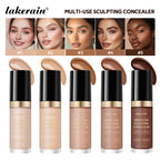 Waterproof Liquid Concealer Matte Foundation Full Coverage for Face Sculpting and Dark Circles