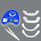 Veneer Snap on Teeth Kit Temporary Tooth Replacement Cosmetic Cover for Smile