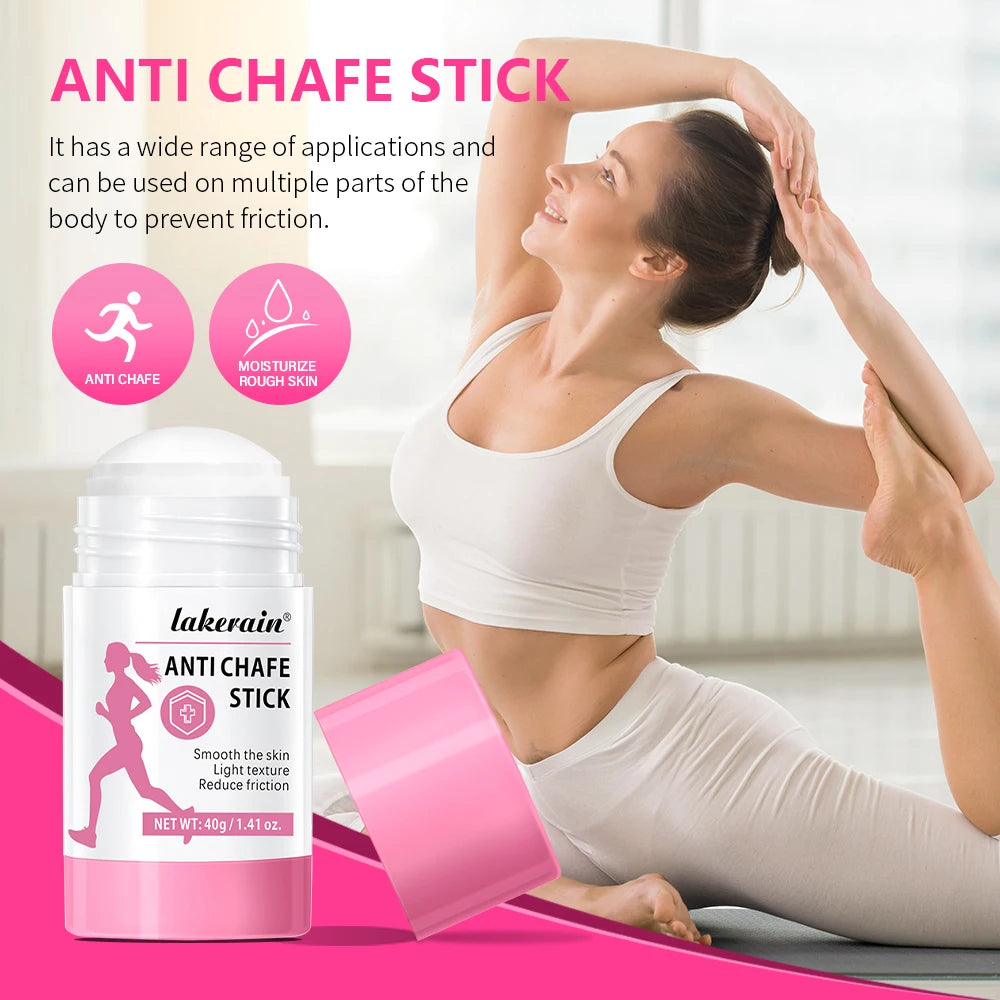 Anti Chafe Stick Friction Reducing Balm Moisturizing Skin Care for Running Hiking and Sports