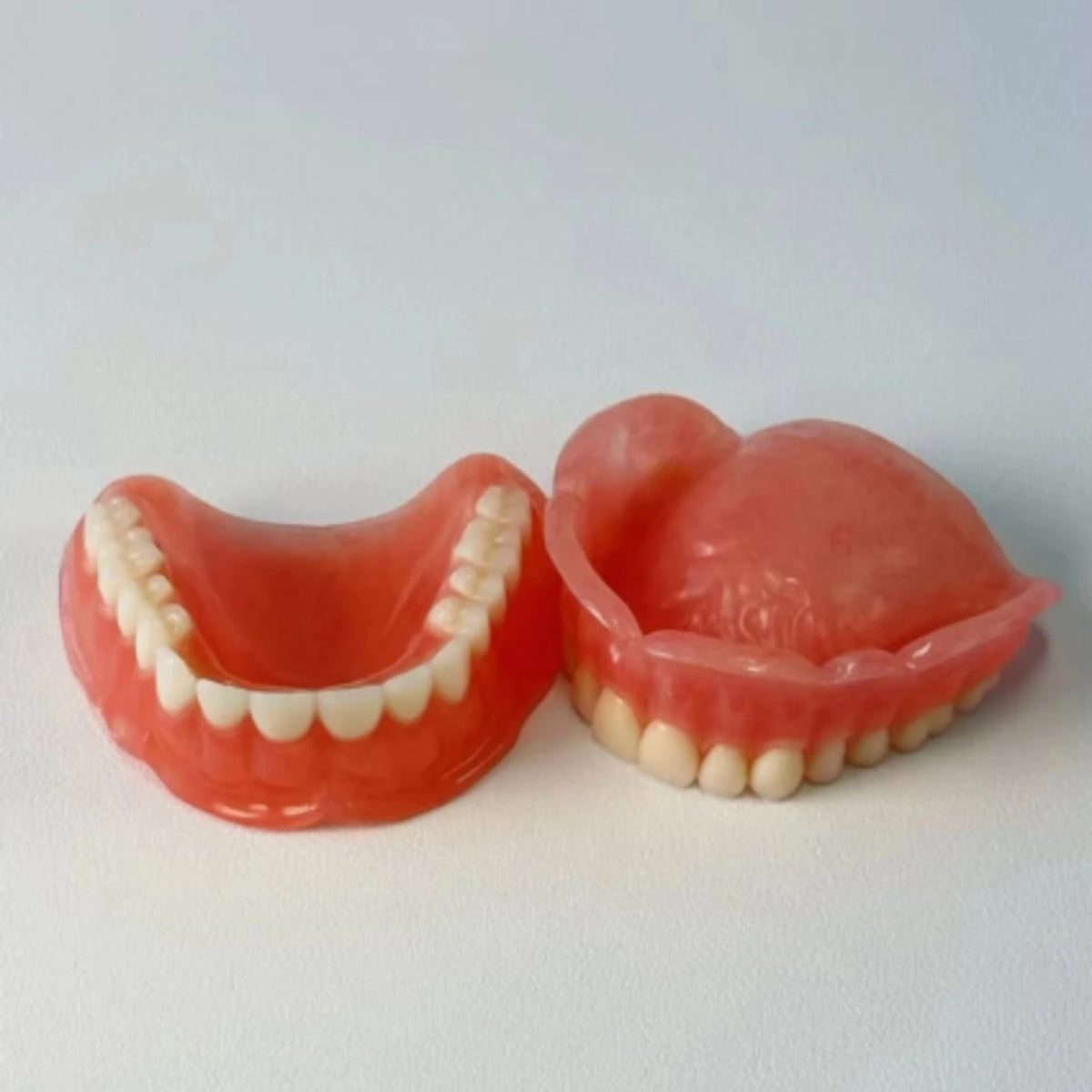 Silicone Dentures Full Set Artificial Teeth Natural Comfort Fit for Adult Oral Beauty Daily Use
