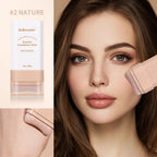 Matte Foundation Stick Face Concealer Makeup with Brush for Flawless Finish