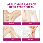 Hair Removal Cream Painless Depilatory Lotion for Smooth Skin Body Grooming
