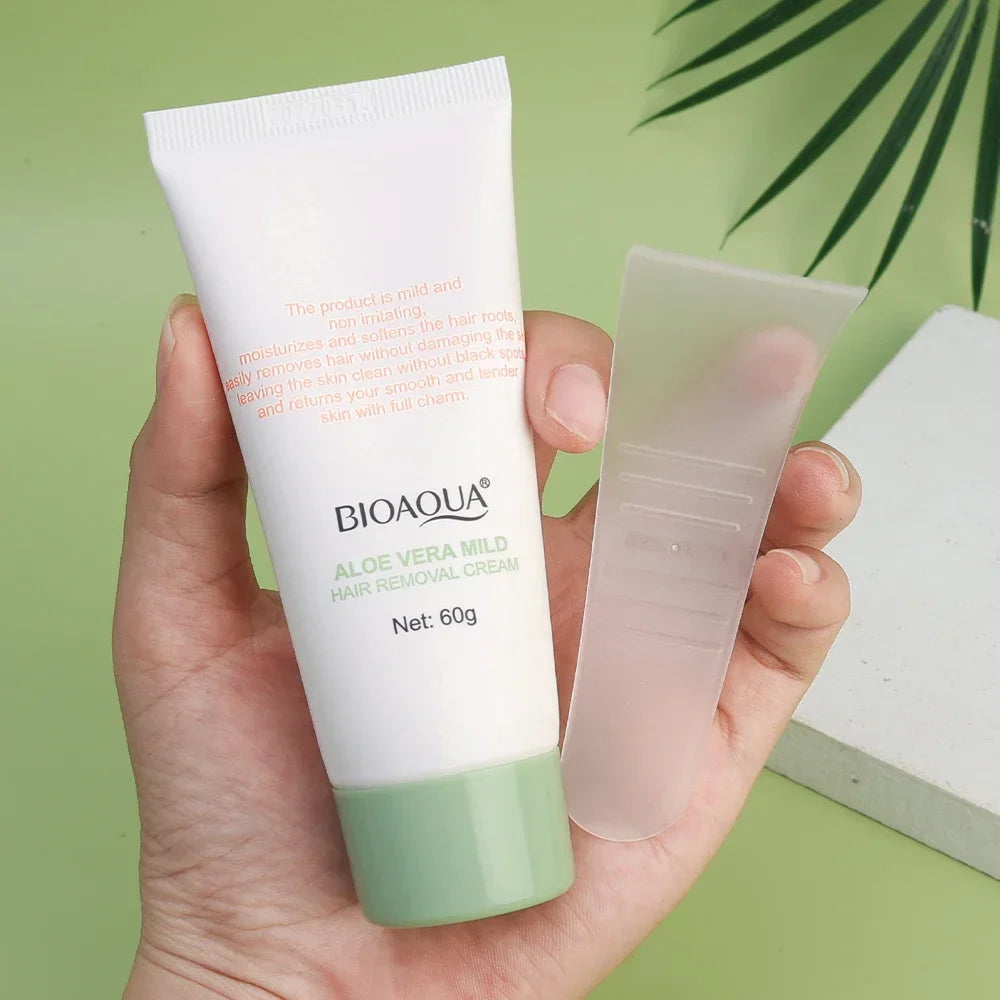 Hair Removal Cream Painless Depilatory Lotion Gentle Formula for Smooth Body Skin Care