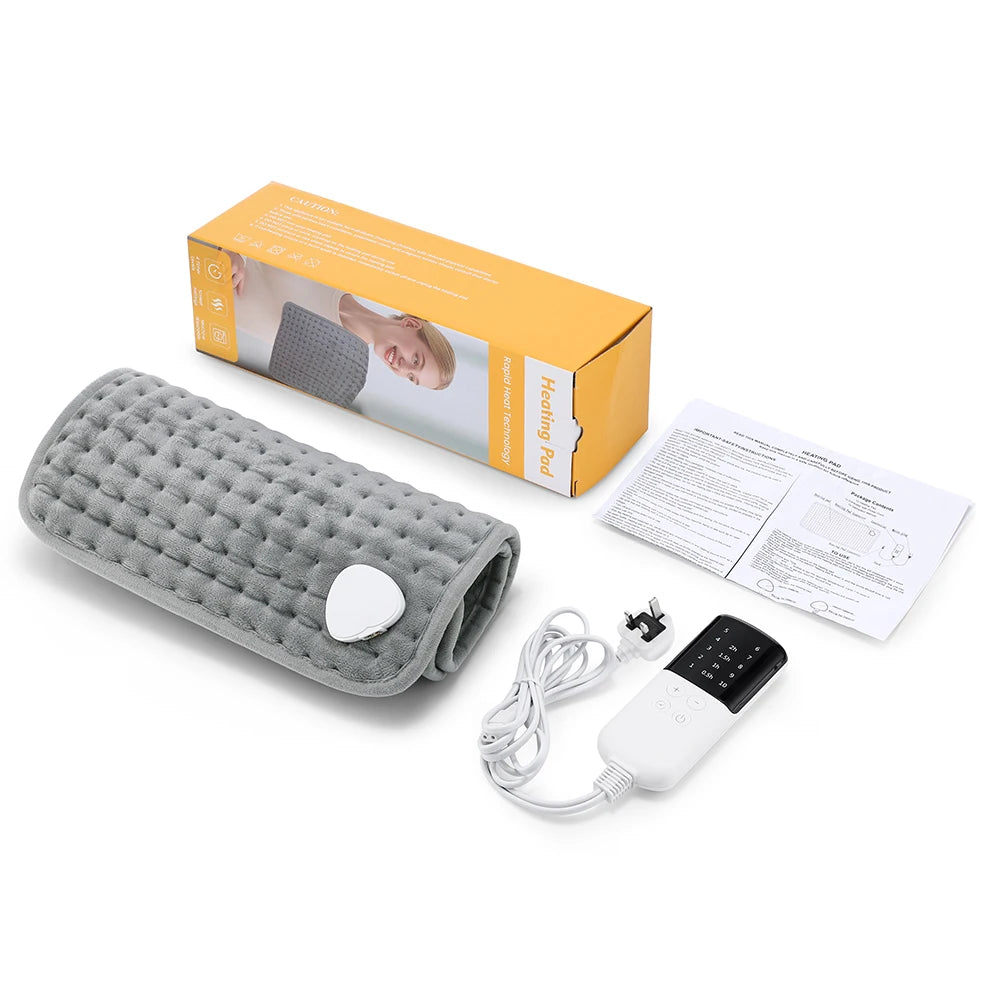 Electric Heating Pad Heated Therapy Mat with Auto Shut Off for Back Neck and Shoulder Pain Relief - 23