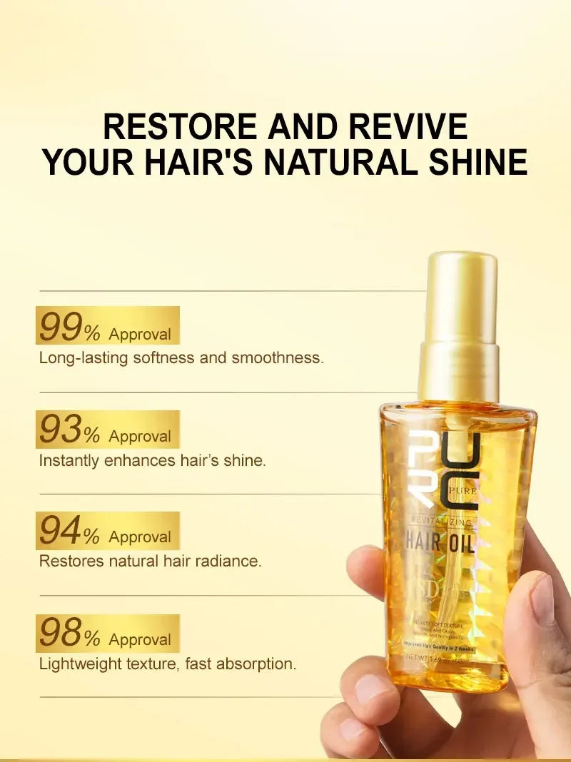 Amino Acid Hair Oil Nourishing Serum for Frizz Control and Heat Protection