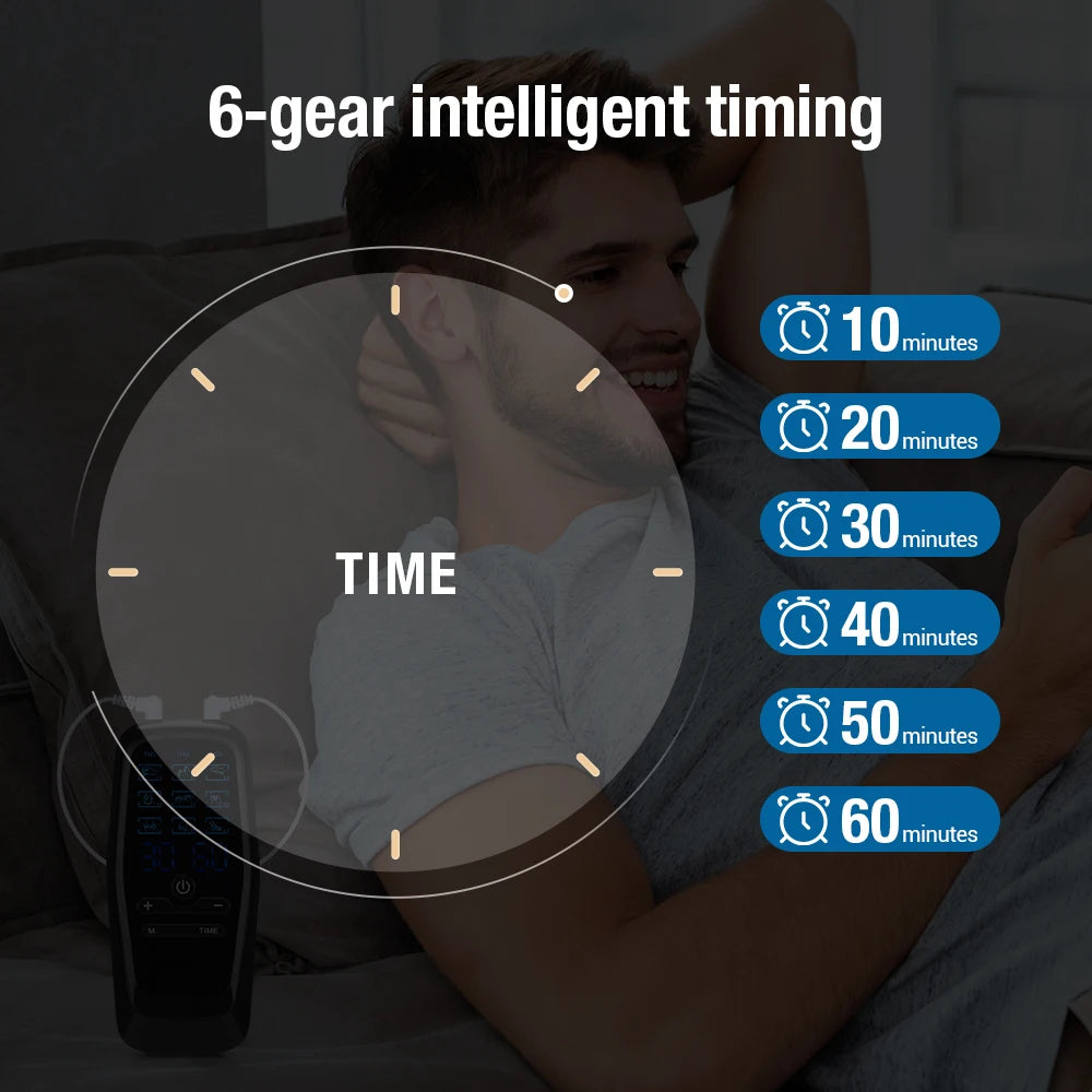 Electric Neck Massager Muscle Stimulator Pulse Therapy Device for Pain Relief at Home and Work