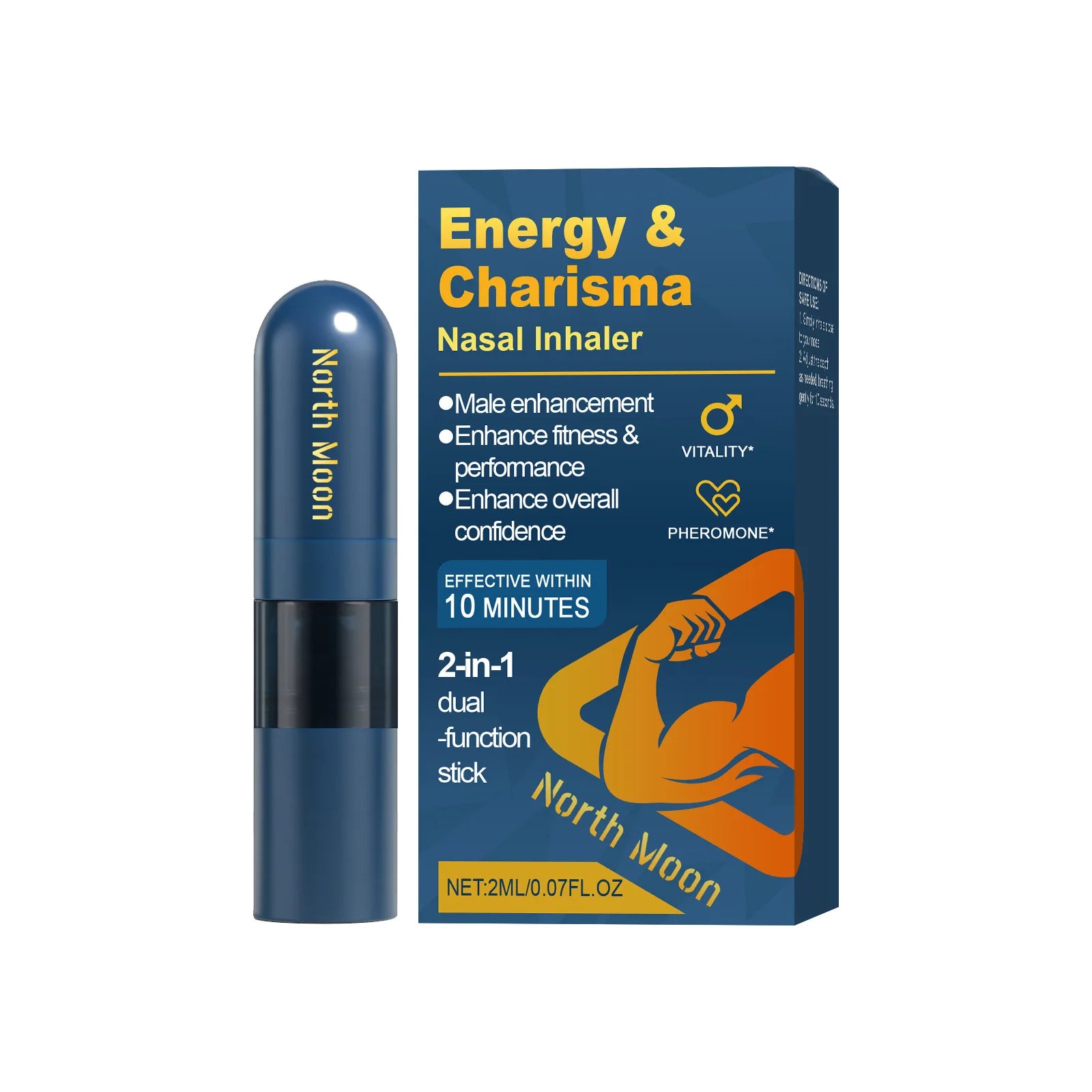 Men Nasal Inhaler Energy Stick Cooling Nourishing Nasal Suction for Daily Confidence - 18