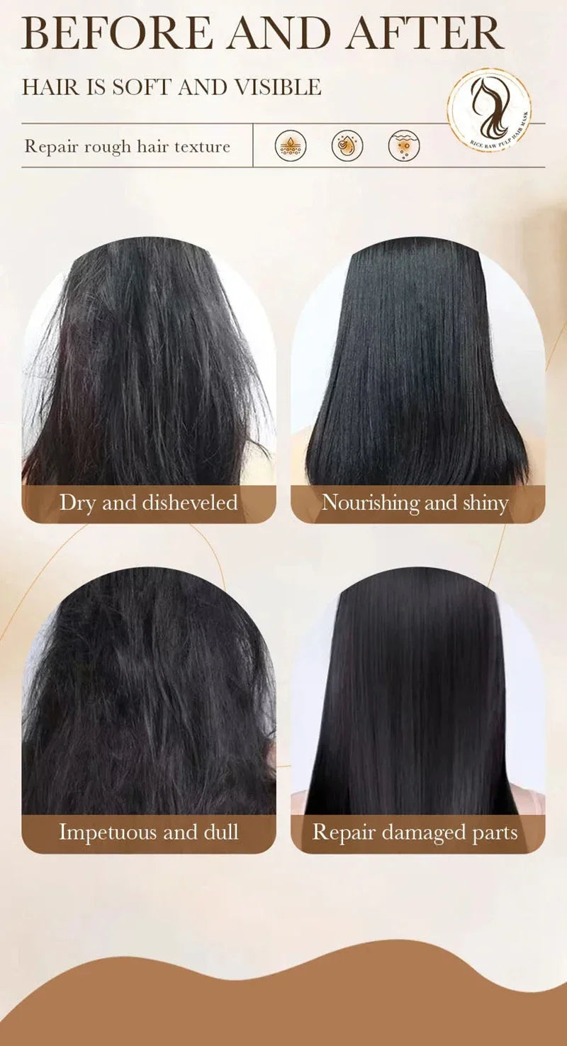 Magical Hair Mask Deep Repair Conditioner Treatment for Dry Damaged Frizz and Split Ends Use