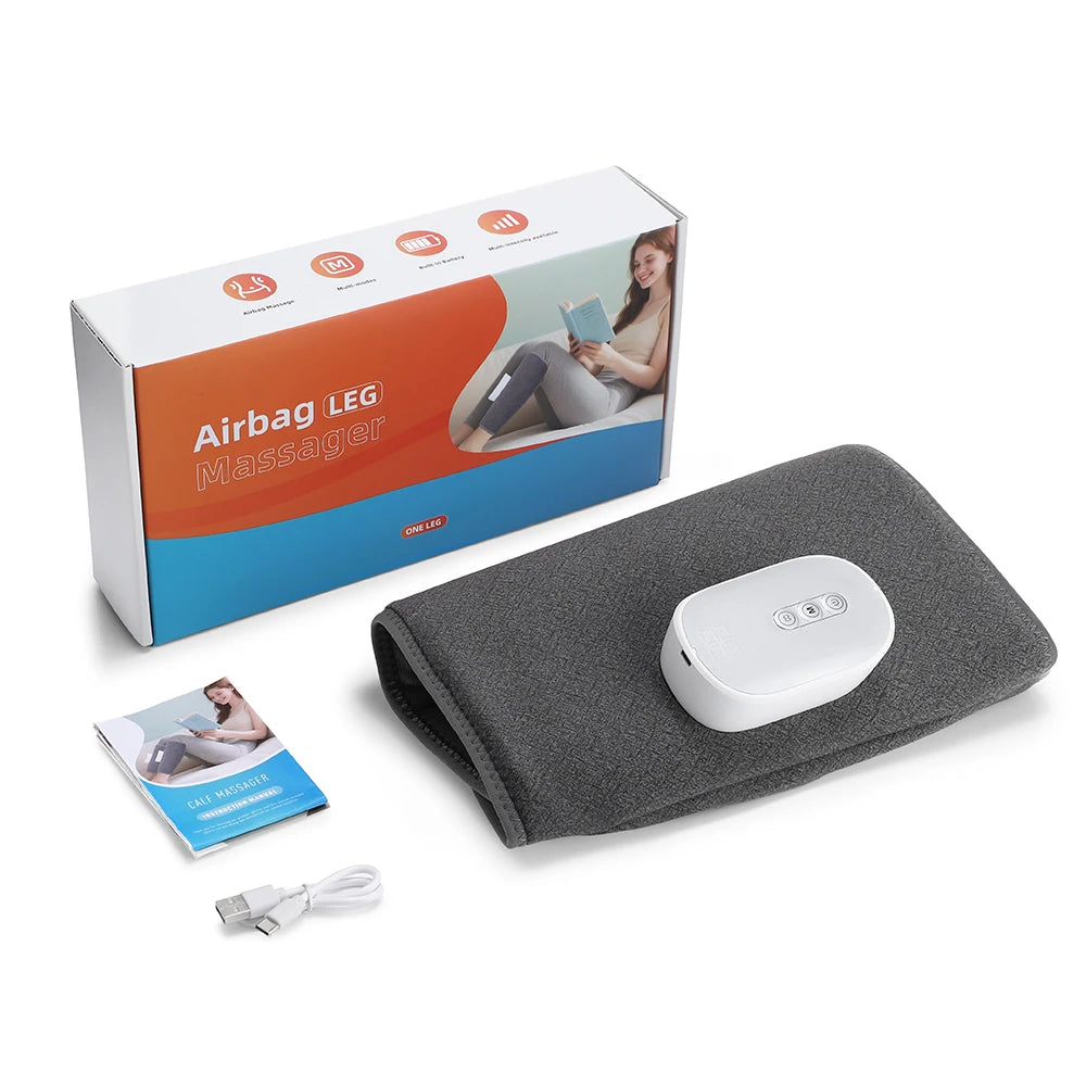 Wireless Calf Massager Air Compression Leg Wrap for Muscle Recovery and Circulation - 32