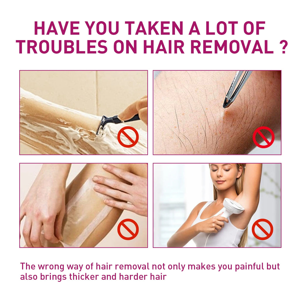 Hair Removal Cream Painless Depilatory Lotion for Smooth Skin Body Grooming