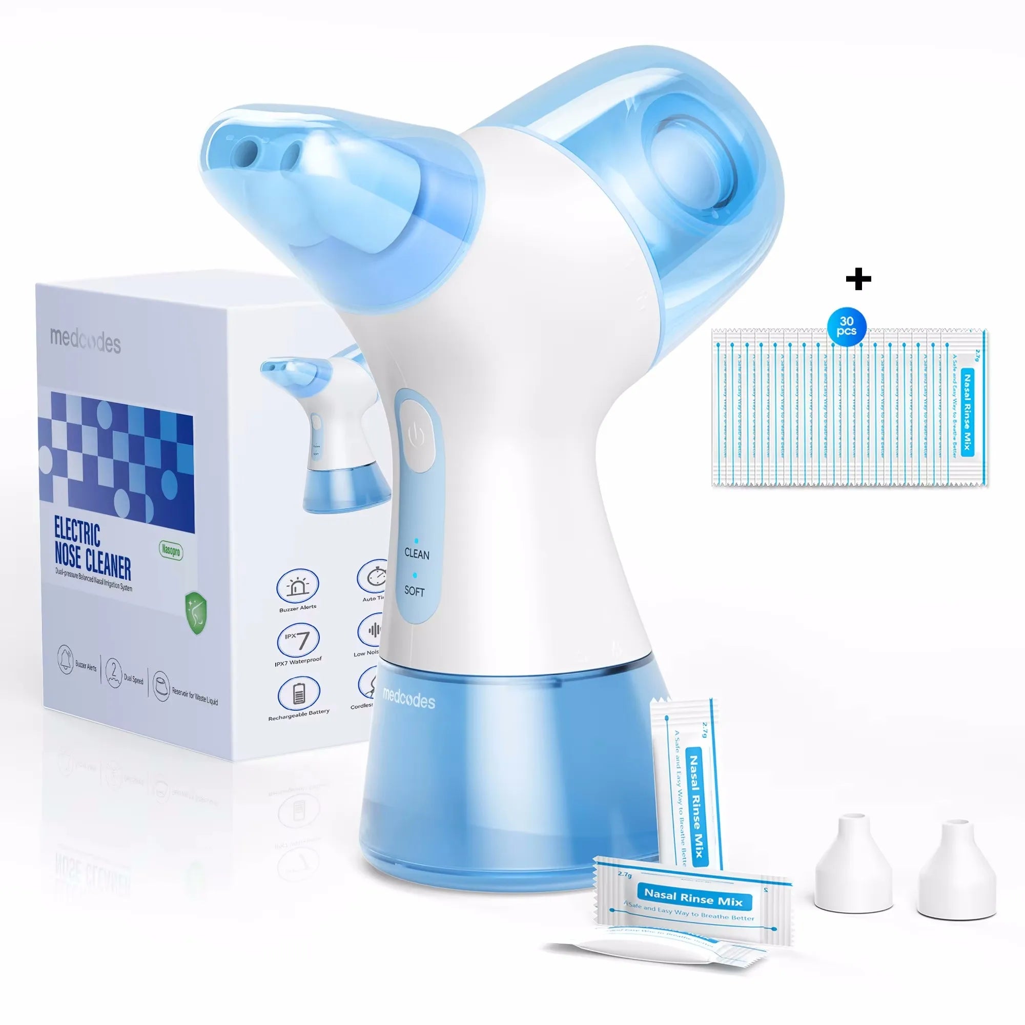 Electric Sinus Rinse Machine Nasal Irrigation Device for Easy Breathing Relief - 22
