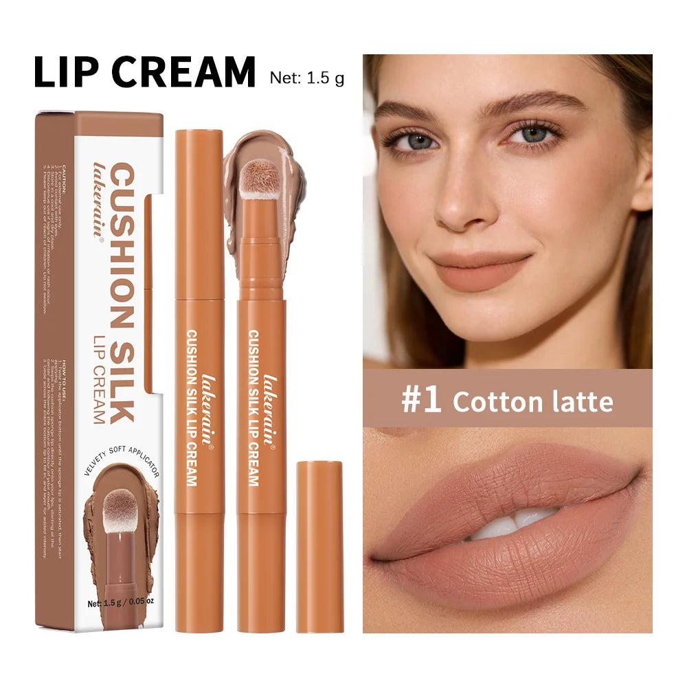 Air Cushion Lip Cream Tinted Blush Dual Action Matte Finish for Daily Makeup Routine - 26