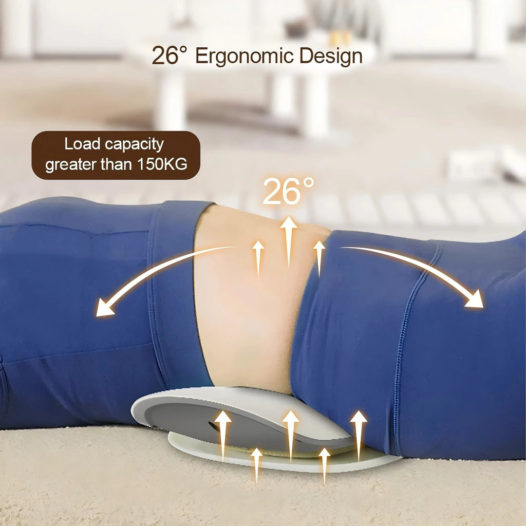 Electric Waist Massager Back Stretcher Lumbar Traction Device for Spinal Support and Daily Relief