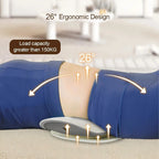 Electric Waist Massager Back Stretcher Lumbar Traction Device for Spinal Support and Daily Relief
