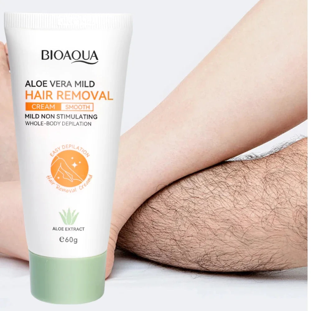 Hair Removal Cream Painless Depilatory Lotion Gentle Formula for Smooth Body Skin Care