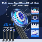 Electric Water Flosser and Toothbrush Set Oral Irrigator for Teeth Whitening Gum Care