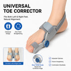 Bunion Adjuster Brace Big Toe Straightener with Knob Dial for Pain Relief and Natural Alignment
