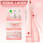 Portable Water Flosser Electric Oral Irrigator Rechargeable Teeth Cleaner for Home and Travel