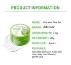 Aloe Vera Gel Moisturizing Facial Cream Soothing Skin Hydration for Daily Face Care Routine