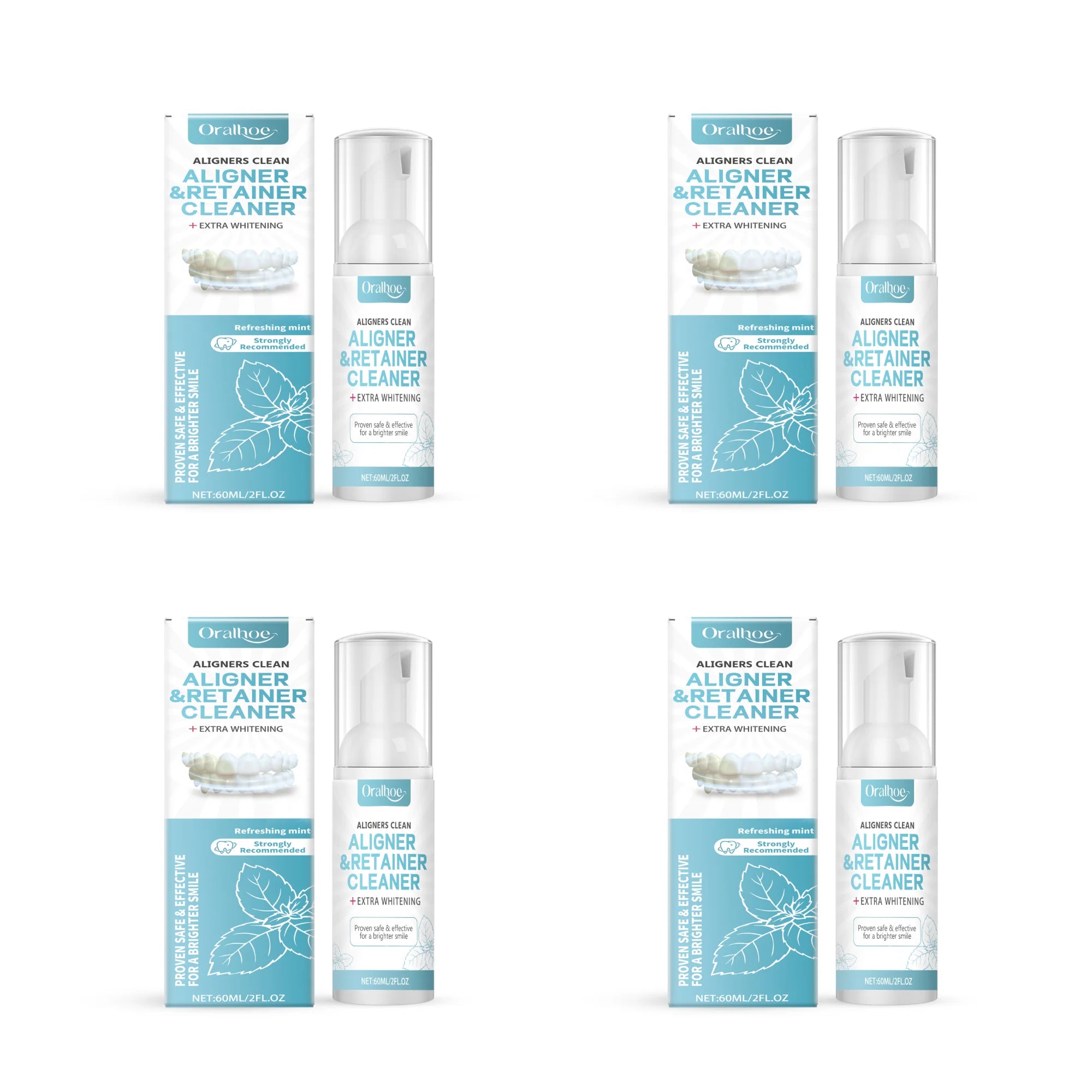 Aligner and Retainer Cleaner Foam Mousse Whitening Agent for Daily Dental Appliance Care - 16