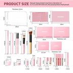 All in One Makeup Kit Cosmetic Set Complete Beauty Tools for Beginners Gifting