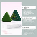 Triangle Hair Growth Soap Natural Herbal Shampoo Bar for Strengthening Thinning Hair and Oil Control