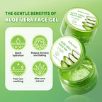Aloe Vera Gel Moisturizing Facial Cream Soothing Skin Hydration for Daily Face Care Routine