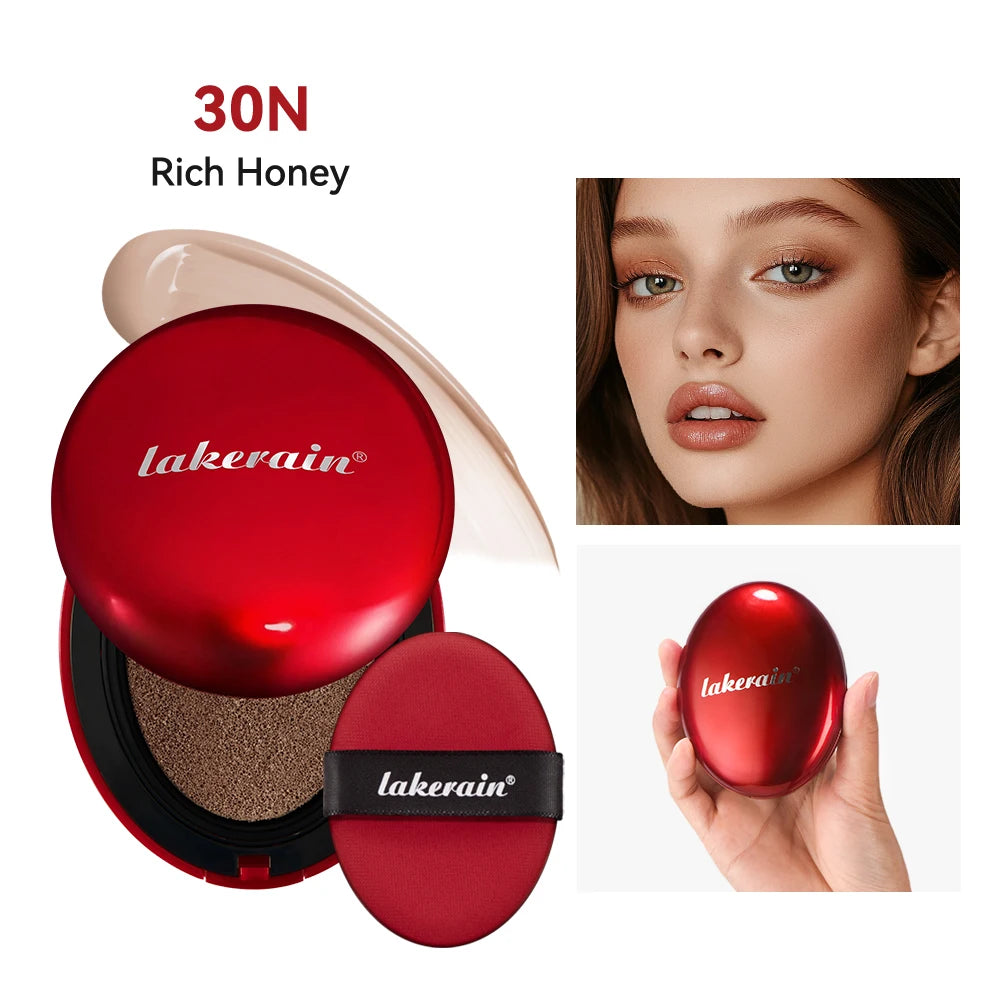 Air Cushion Foundation BB CC Cream Full Coverage Makeup for Flawless Matte Face Finish Daily Use