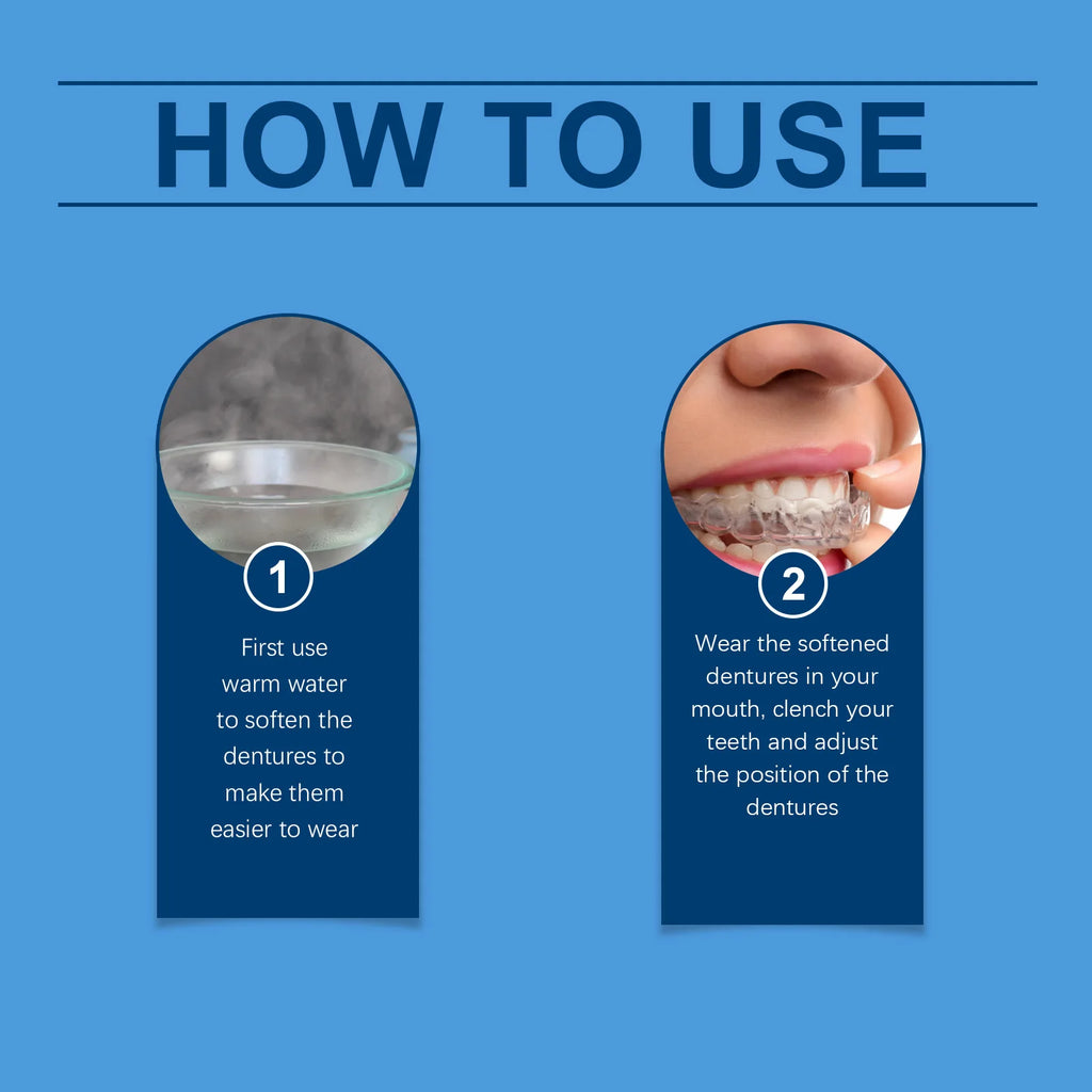 Adjustable Snap On Dentures False Teeth Cosmetic Veneers for Smile Correction