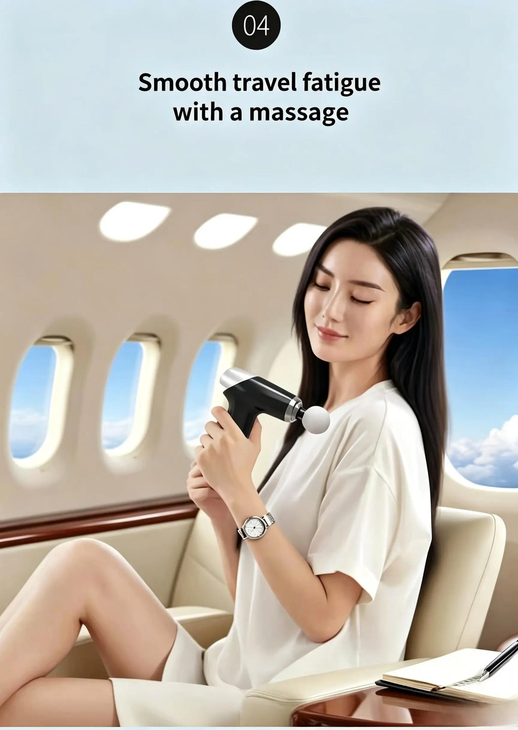 Mini Massage Gun Percussion Muscle Massager Portable Deep Tissue Device for Recovery Workout