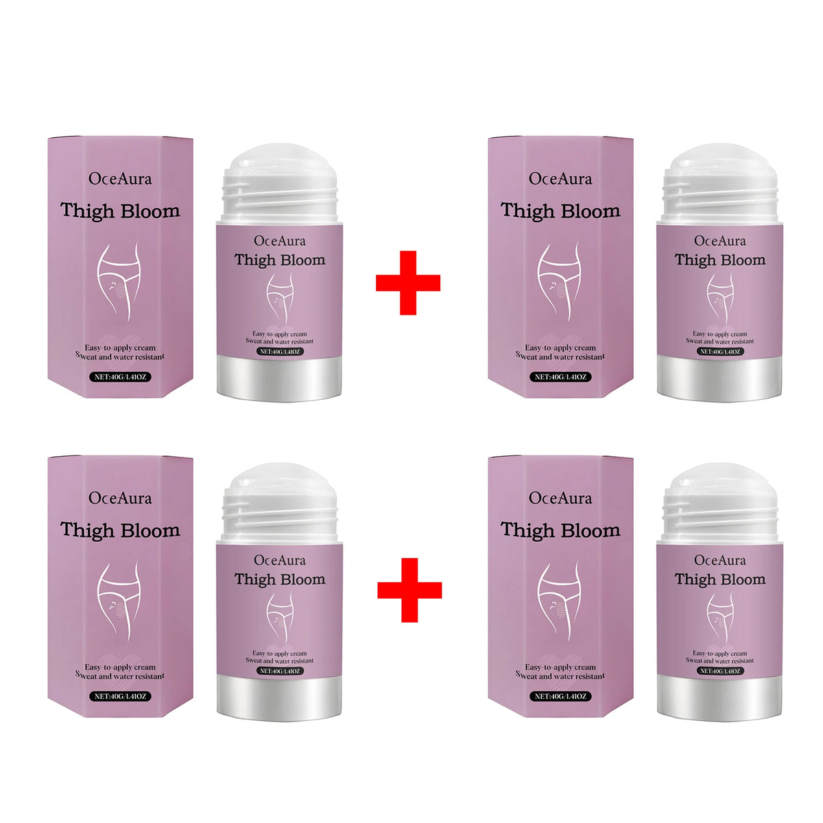 Anti Friction Thigh Stick Chafing Relief Balm Waterproof Protection for Daily Walking and Sport