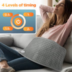 Electric Heating Pad Heated Therapy Mat with Auto Shut Off for Back Neck and Shoulder Pain Relief