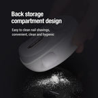 Electric Nail Clipper Automatic Fingernail Trimmer with LED Light for Kids Adults and Seniors