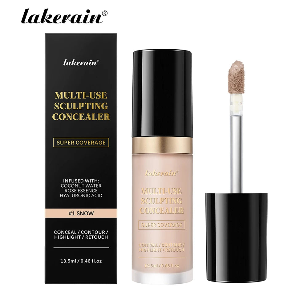 Waterproof Liquid Concealer Matte Foundation Full Coverage for Face Sculpting and Dark Circles - 26