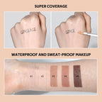 Waterproof Liquid Concealer Matte Foundation Full Coverage for Face Sculpting and Dark Circles