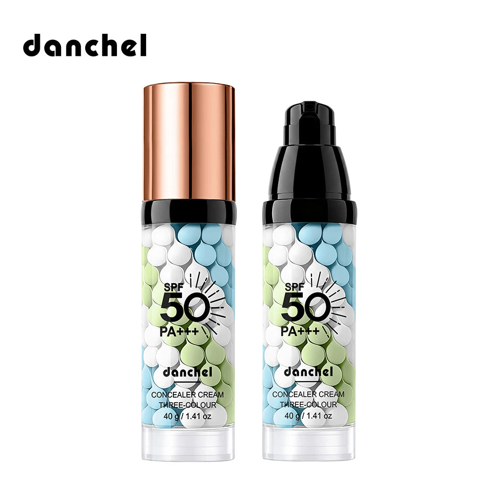 3-in-1 Color Correcting Primer SPF 50 Makeup Base for Radiant Even Skin Tone and Sun Protection