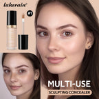Waterproof Liquid Concealer Matte Foundation Full Coverage for Face Sculpting and Dark Circles