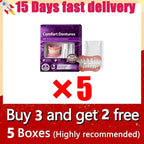 Silicone Dentures Full Set Fake Teeth for Natural Comfort Smile and Oral Beauty Improvement