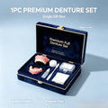 Full Mouth False Teeth Set Cosmetic Denture Kit for Instant Smile Enhancement