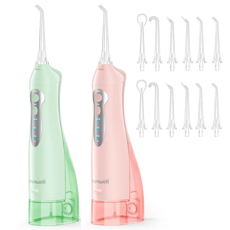 Portable Water Flosser Electric Oral Irrigator Rechargeable Teeth Cleaner for Home and Travel - 26