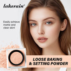Loose Setting Powder Face Makeup Blurring Matte Finish for Long Lasting Oil Control Daily Use