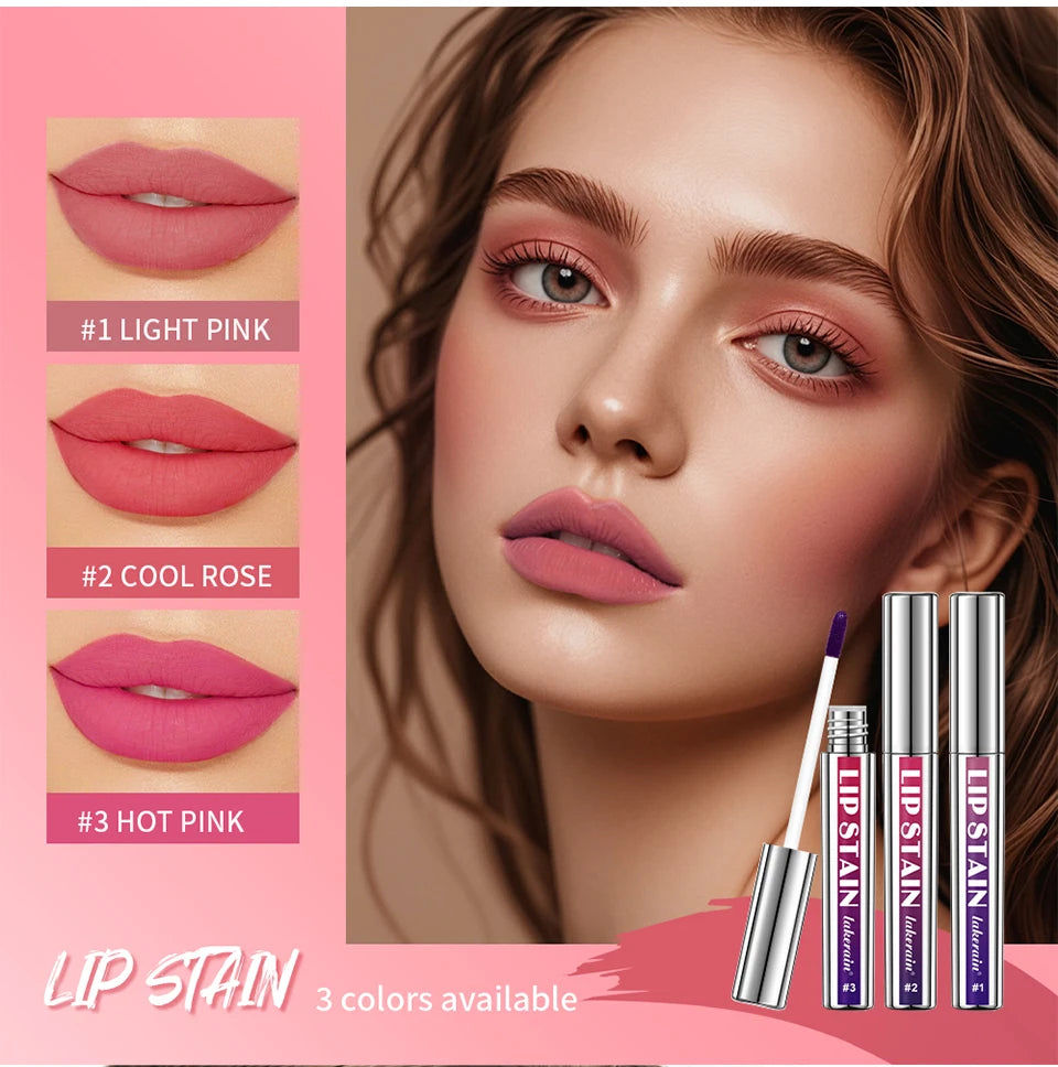 Peel Off Lip Stain Matte Liquid Lipstick Waterproof Long Lasting Tint for Daily Makeup Beauty - 9