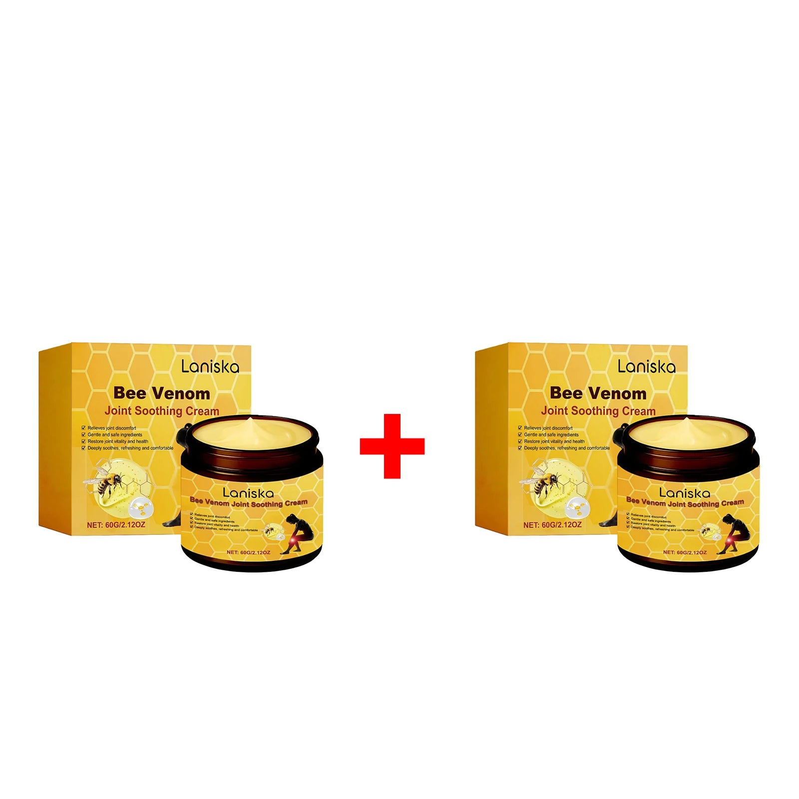 Bee Venom Joint Soothing Cream Natural Massage Balms for Neck Shoulder Waist and Leg Care - 20