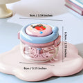 Denture Cleaning Case Dental Appliance Bath Box with Rotary Tray for Daily Hygiene Travel Storage