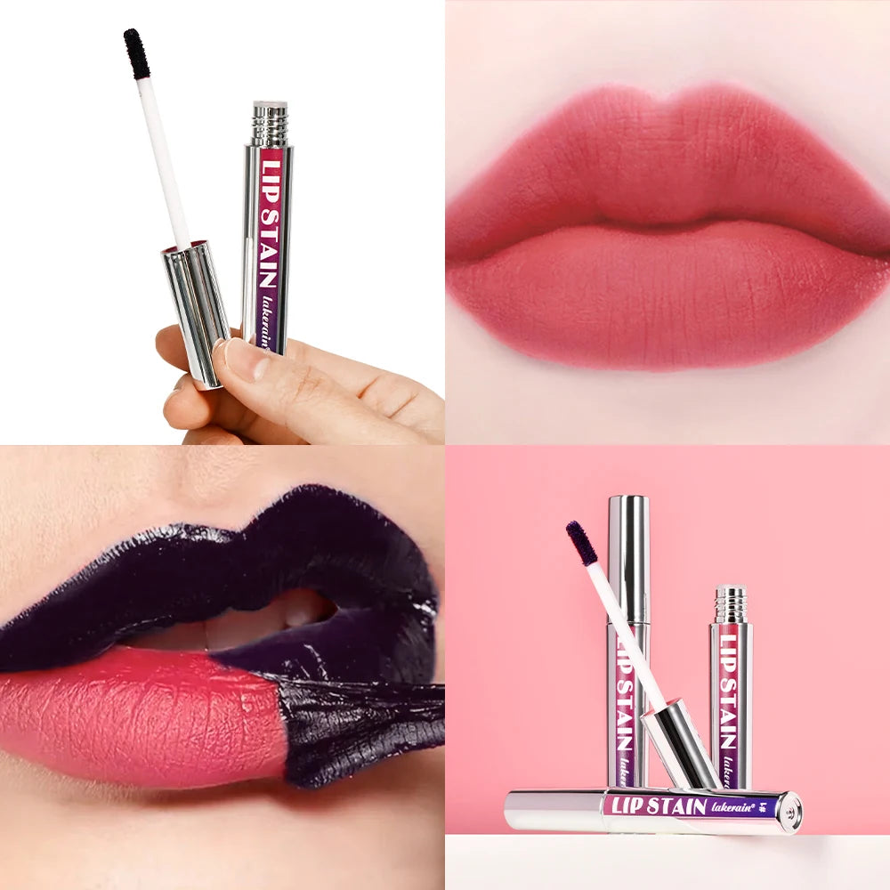 Peel Off Lip Stain Matte Liquid Lipstick Waterproof Long Lasting Tint for Daily Makeup Beauty